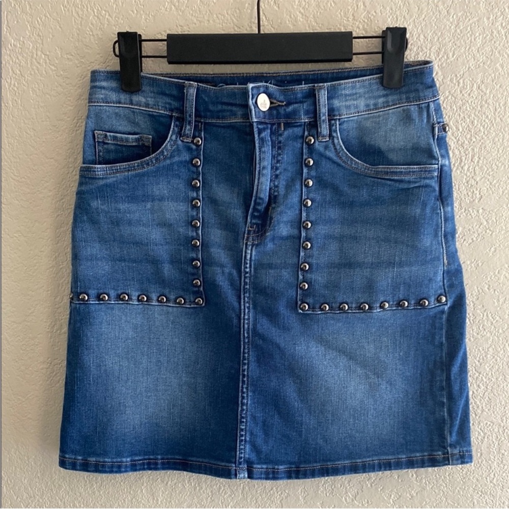 Calvin Klein Denim Studded Women's Skirt size 28